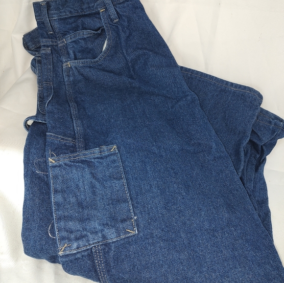 Bulwark Heavyweight Excel FR Flame Resistant Denim Dungaree Jeans Carpenter 38 - Picture 2 of 6